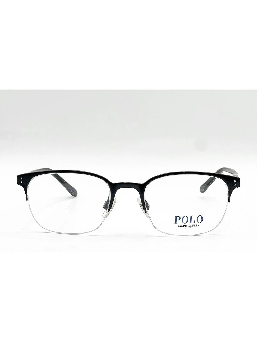 Polo Ralph Lauren PH 1163 9038 Matte Black Rectangle Eyeglass Frames 53-20-145